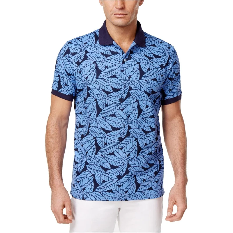 Men's Shirts with Hook-and-Loop ClosuresClub Room Mens Contrast Leafy Rugby Polo Shirt Men's Shirts with Hook-and-Loop ClosuresClub Room Mens Contrast Leafy Rugby Polo Shirt