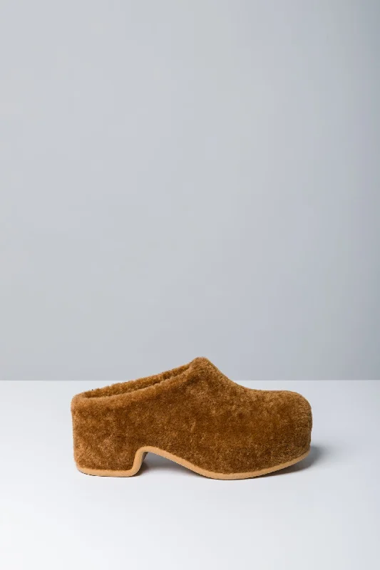 Men's Coats for Big and TallDries Van Noten Calf Fur Mule