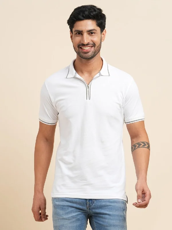 Men's Shirts for FishingZipper Polo T-shirt - Swift