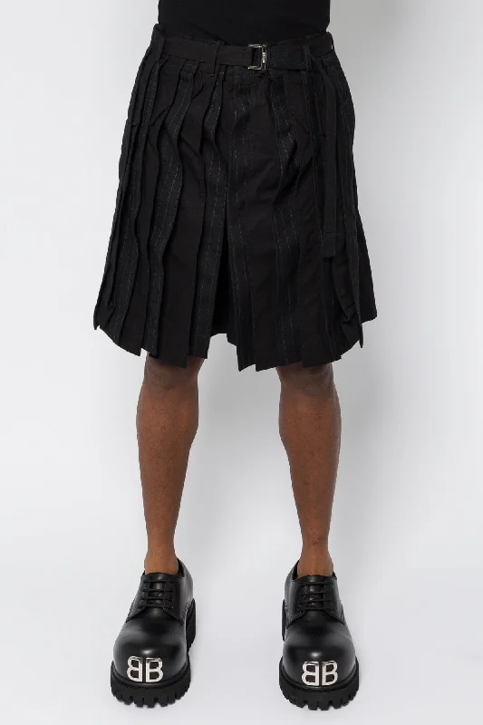 Men's Coats Made in ItalySacai Chalk Stripe x Rip Stop Shorts
