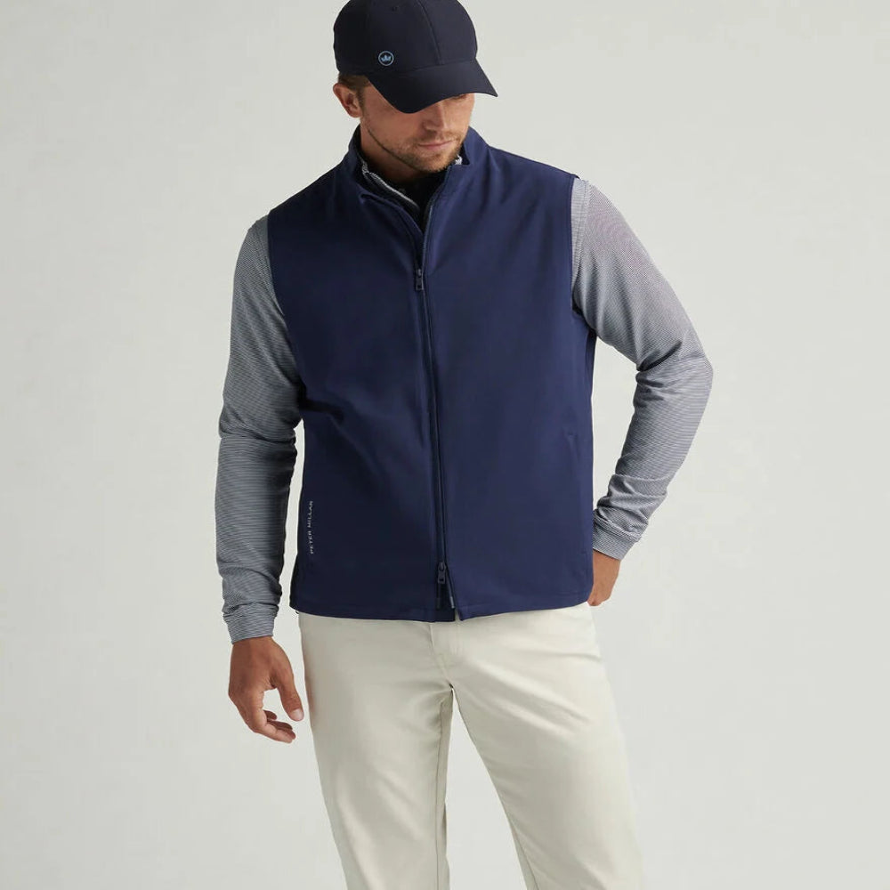Cool Men's Pea CoatsPeter Millar Men's Dunes Vest - Navy