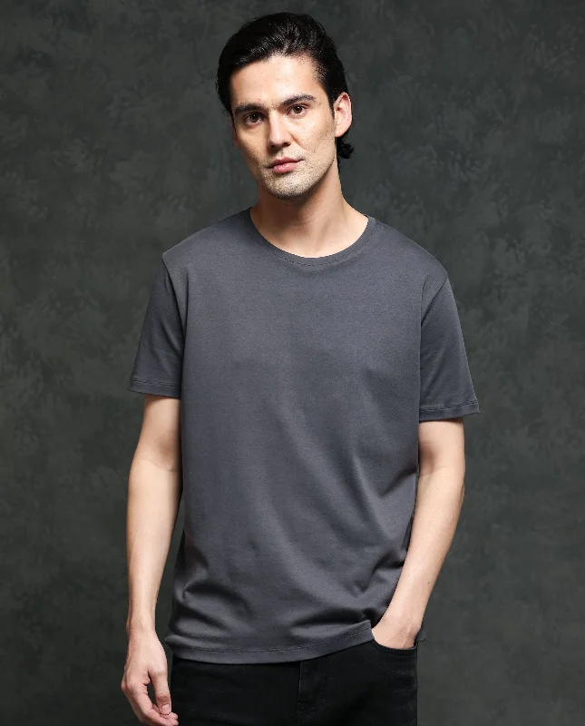 Patterned Men's Hawaiian ShirtsRare Rabbit Men's Gis-1 Dark Grey Cotton Fabric Crew Neck Half Sleeves Regular Fit Solid T-Shirt Patterned Men's Hawaiian ShirtsRare Rabbit Men's Gis-1 Dark Grey Cotton Fabric Crew Neck Half Sleeves Regular Fit Solid T-Shirt