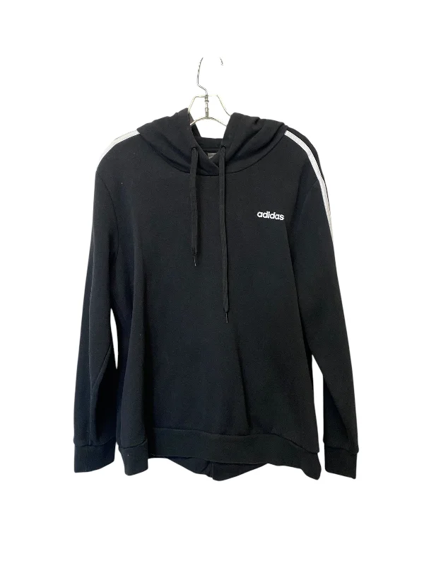 Men's Hoodies with Contrast StitchingSweatshirt Hoodie By Adidas In Black, Size: Xl