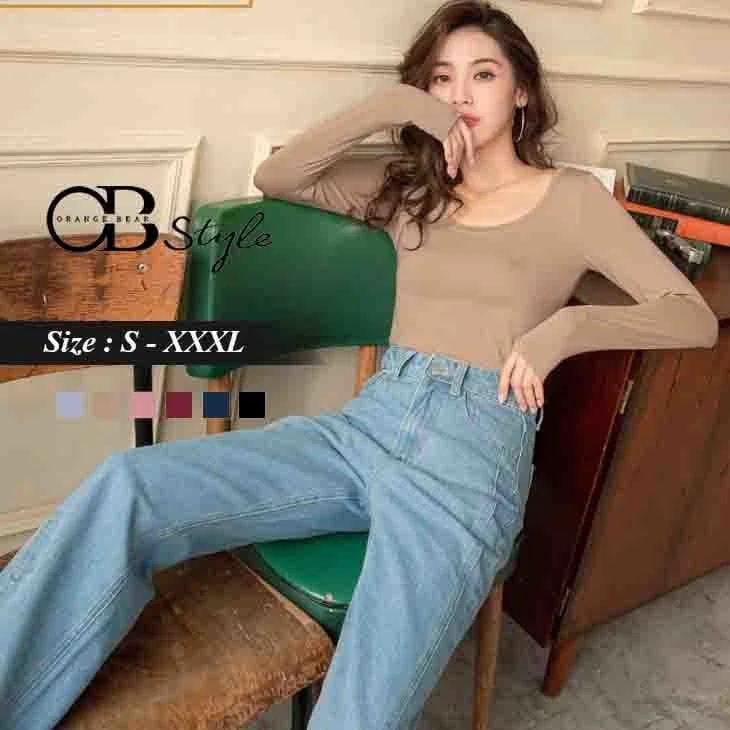 Men's Sweaters for Casual OccasionsORANGEBEAR INNER BRUSHED STRETCH WARM TOPS
