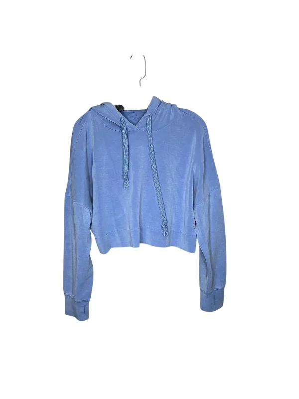 Functional Men's Workout HoodiesSweatshirt Hoodie By Altard State In Blue, Size: S