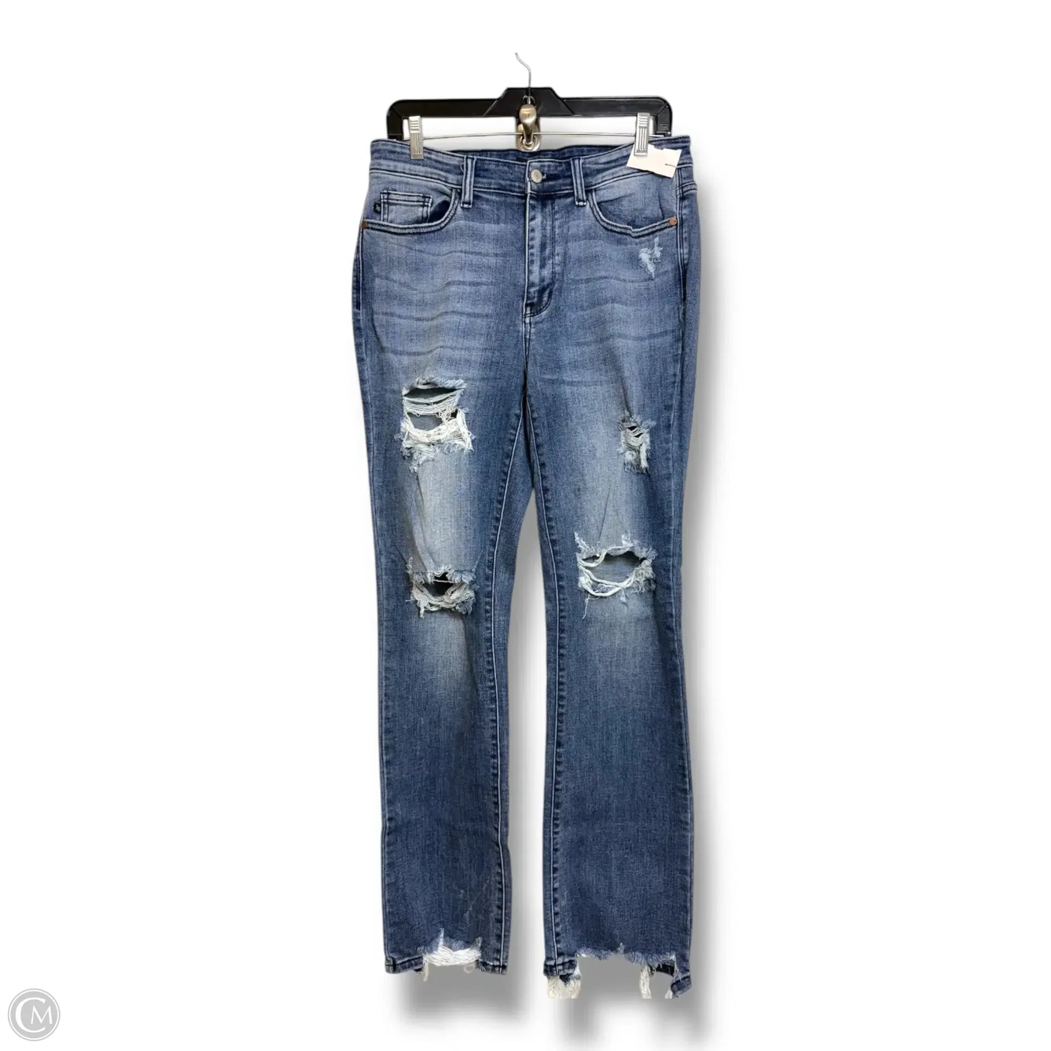 Casual Men's JeansJeans Straight By Judy Blue In Blue Denim, Size: 12