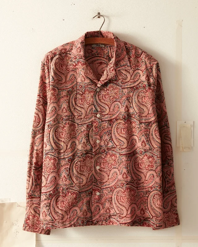 Men's Hawaiian Print Shirts for Luau PartiesPaisley Heart Shirt - M/L