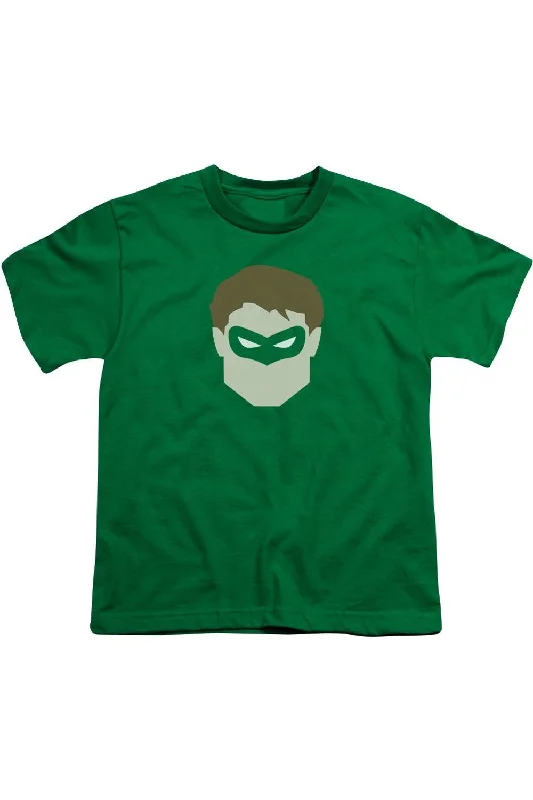 Men's Shirts with Tab CollarsDC Comics Gl Head Short Sleeve Youth Tee / T-Shirt