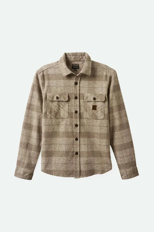 Men's Camouflage Shirts for an Outdoor AppealBowery Heavyweight L/S Flannel - Off White/Cinder Grey