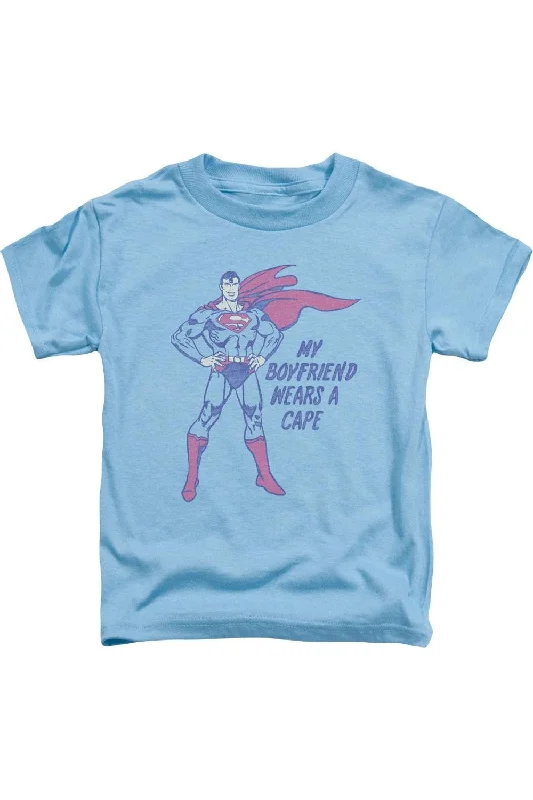 Men's Shirts with Drawstring WaistbandsDC Comics Wears A Cape Short Sleeve Juvenile Tee / T-Shirt Men's Shirts with Drawstring WaistbandsDC Comics Wears A Cape Short Sleeve Juvenile Tee / T-Shirt