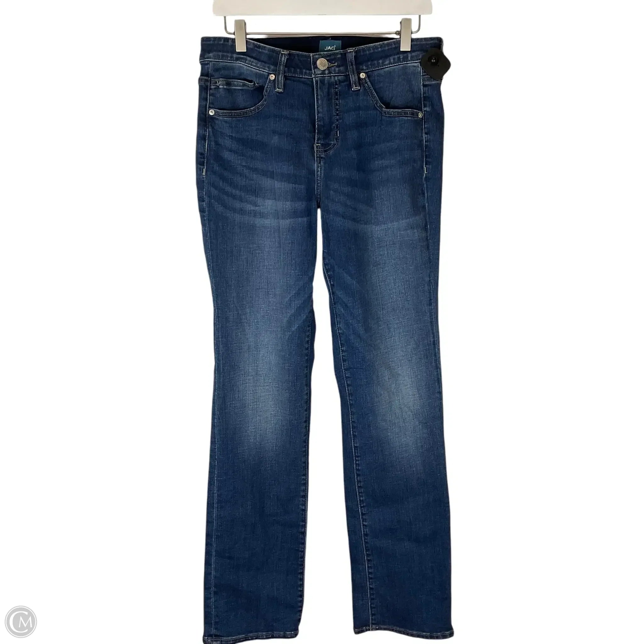 Inexpensive Rip and Tear Men's JeansJeans Straight By Jag In Blue Denim, Size: 10