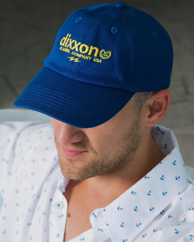 Children's Baseball Hats6-Panel Curved Bill Goods Hat - Yellow & Blue