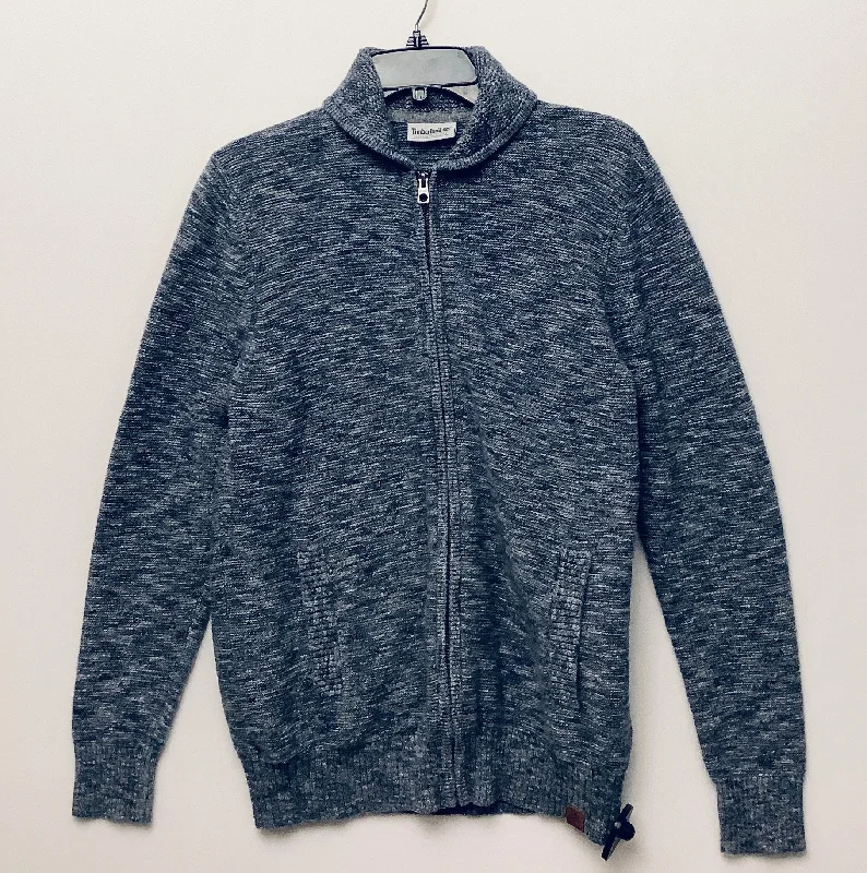 Men's Hoodies with Slim FitsSweatshirt Collar By Timberland In Blue, Size: S