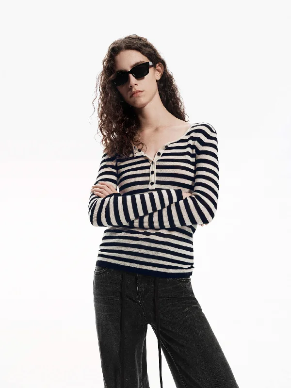 Men's Sweaters with Drawstring WaistbandsLightweight Wool Top