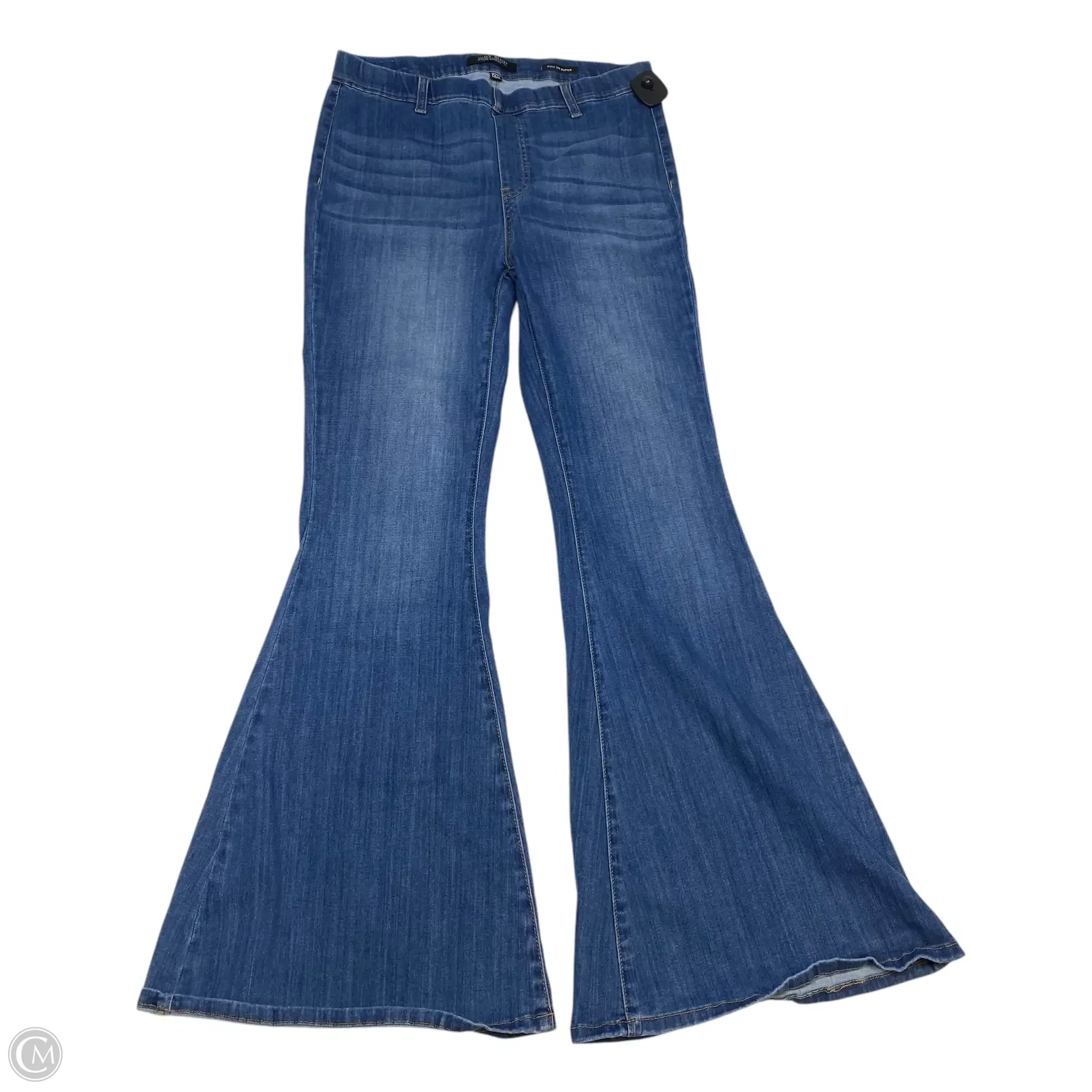 Men's Jeans for a Night OutJeans Flared By Judy Blue In Blue Denim, Size: 14