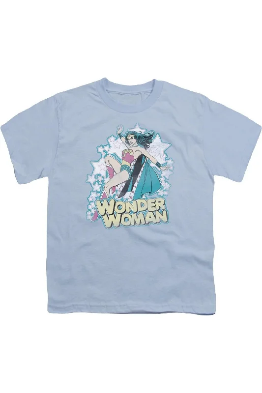Men's Shirts with Wrinkle-Resistant FabricDC Comics Im Wonder Woman Short Sleeve Youth Tee / T-Shirt Men's Shirts with Wrinkle-Resistant FabricDC Comics Im Wonder Woman Short Sleeve Youth Tee / T-Shirt