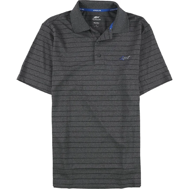 Men's Flowy Shirts for a Relaxed LookGreg Norman Mens 5 Iorn Rugby Polo Shirt, Grey, Small Men's Flowy Shirts for a Relaxed LookGreg Norman Mens 5 Iorn Rugby Polo Shirt, Grey, Small
