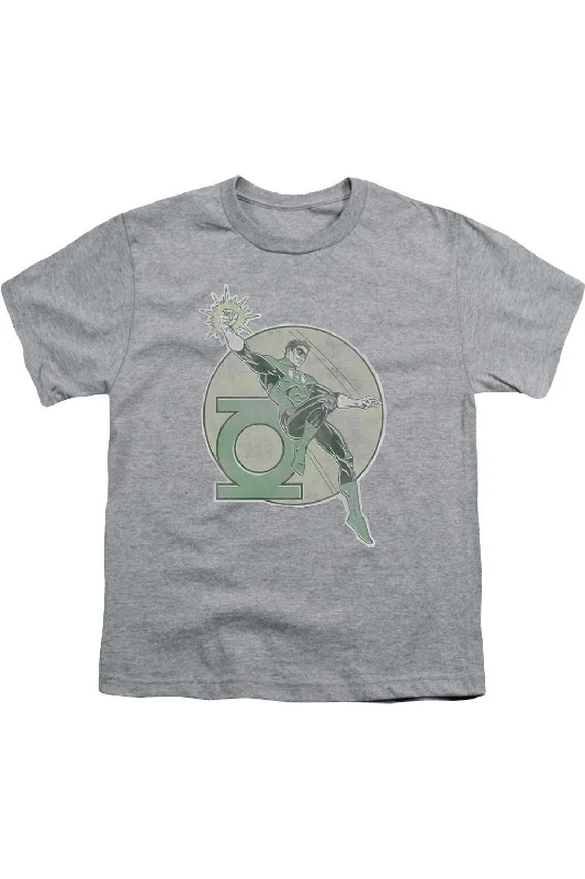 Men's Shirts with Asymmetrical HemlinesDC Comics Retro Lantern Iron On Short Sleeve Youth Tee / T-Shirt Men's Shirts with Asymmetrical HemlinesDC Comics Retro Lantern Iron On Short Sleeve Youth Tee / T-Shirt