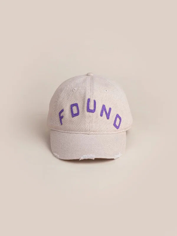 Protective Hard HatsIvory Felt Patch Cap