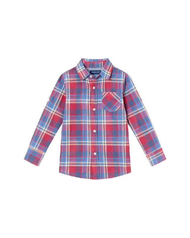 Men's Moisture-Wicking Shirts for All-Day ComfortAndy & Evan Plaid Two-Faced Button-Down Shirt Men's Moisture-Wicking Shirts for All-Day ComfortAndy & Evan Plaid Two-Faced Button-Down Shirt