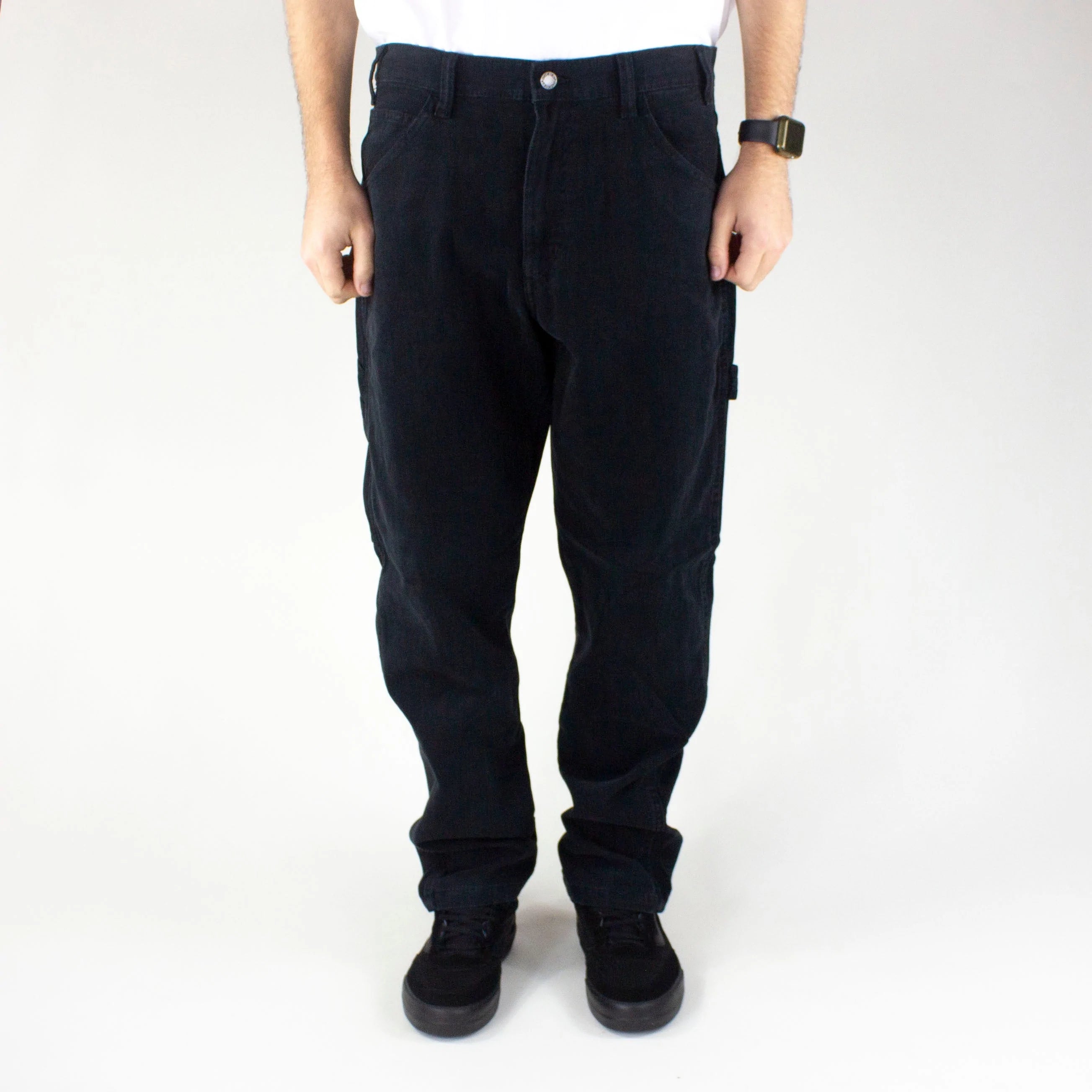Cool Distressed Men's JeansDickies Duck Canvas Carpenter Pant Sw Black