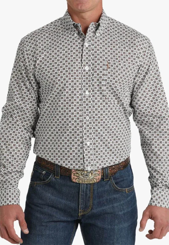 Men's Denim Shirts for a Rugged LookCinch Mens Geo Long Sleeve Shirt