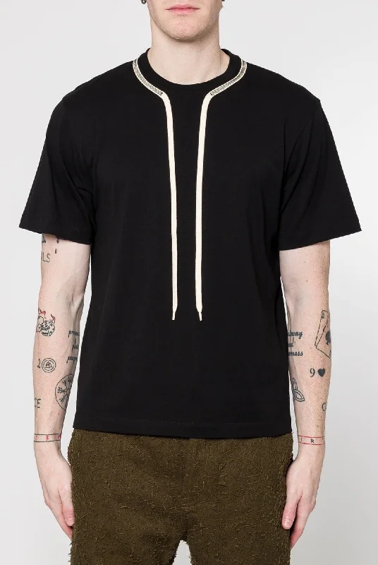 Men's Coats with Breathable FabricCraig Green Flatlock Lace T-Shirt