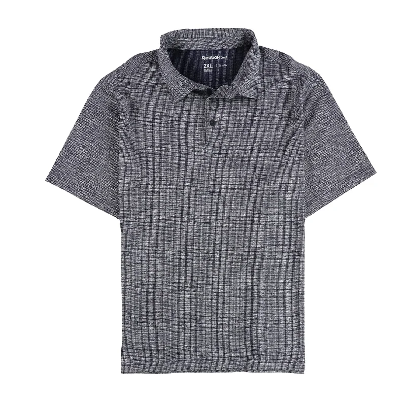 Men's Shirts for BoatingReebok Mens Grid Golf Rugby Polo Shirt, Blue, XX-Large
