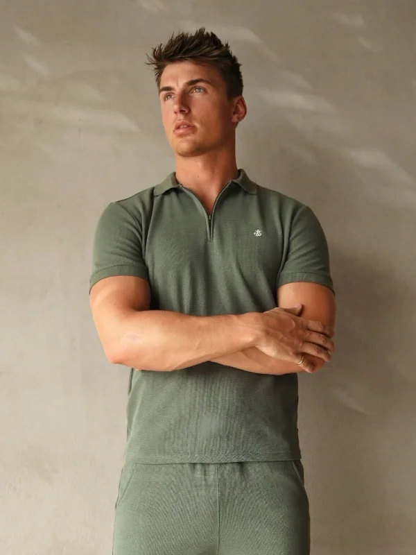 Men's Shirts for Beach OutingsMaldini Polo Shirt - Sage