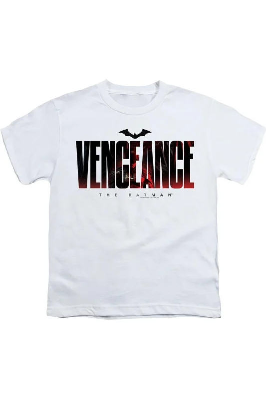 Men's Shirts with Elastic WaistbandsThe Batman Vengeance For The Bat Short Sleeve Youth Tee / T-Shirt