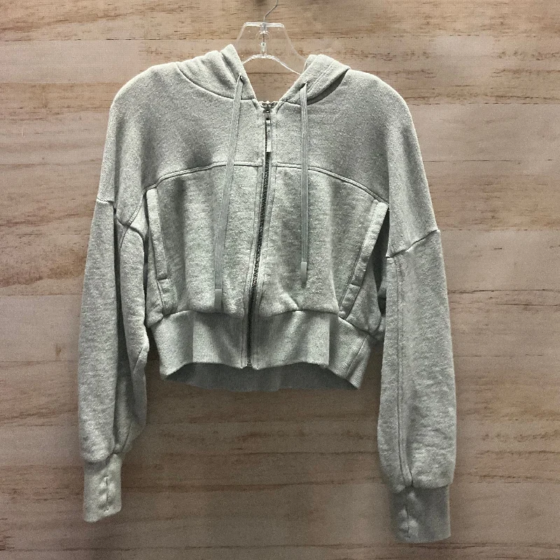 Men's Hoodies with Contrast StitchingSweatshirt Hoodie By Joy Lab In Grey, Size: M