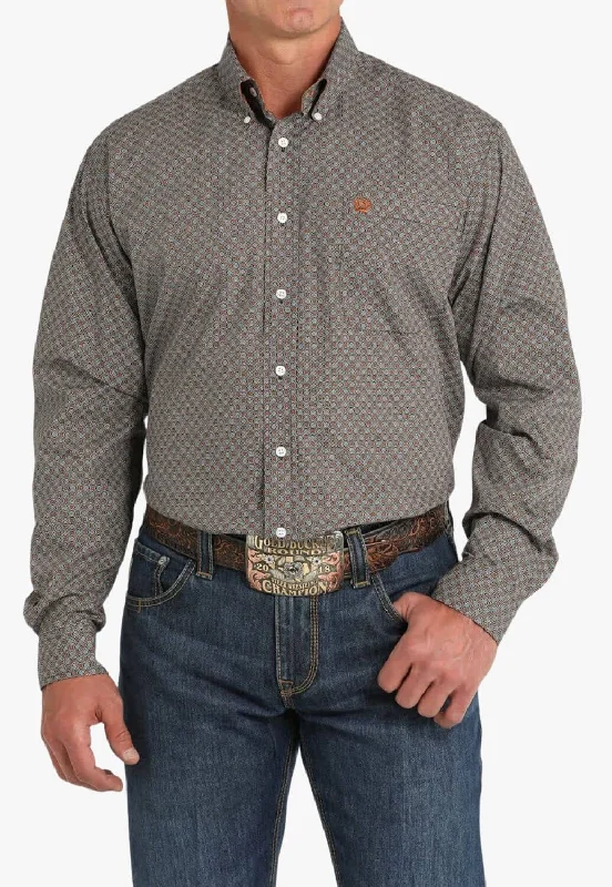 Men's Camouflage Shirts for an Outdoor AppealCinch Mens Geo Long Sleeve Shirt