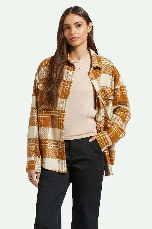 Men's Luxury Shirts for High-End FashionBowery Women's Classic L/S Flannel - Washed Copper/Whitecap Men's Luxury Shirts for High-End FashionBowery Women's Classic L/S Flannel - Washed Copper/Whitecap