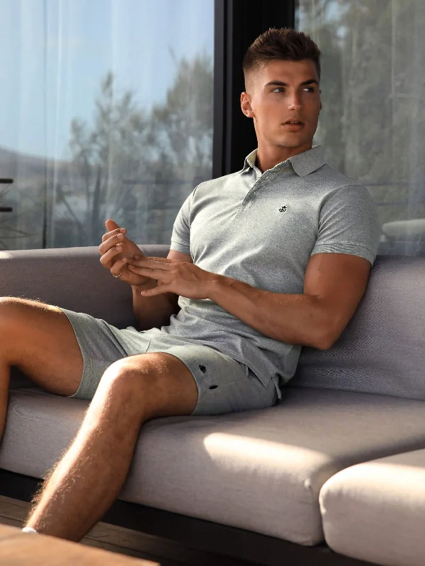 Men's Shirts with UV ProtectionSorrento Polo Shirt - Marl Grey