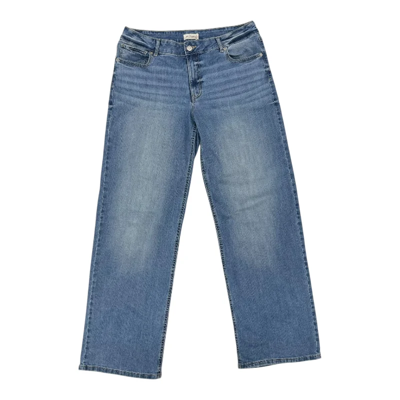 Latest Designer Men's JeansJeans Wide Leg By Maurices In Blue Denim, Size:12