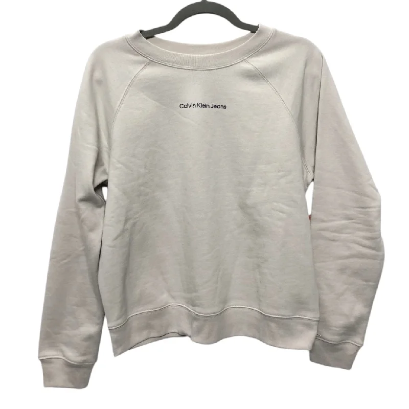 Men's Hoodies for Every BudgetAthletic Sweatshirt Crewneck By Calvin Klein Performance In Beige, Size:S Men's Hoodies for Every BudgetAthletic Sweatshirt Crewneck By Calvin Klein Performance In Beige, Size:S