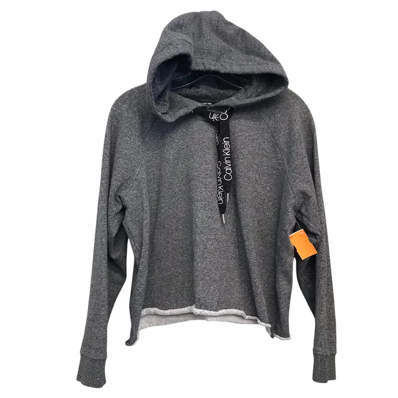 Men's Hoodies with Secret CompartmentsAthletic Sweatshirt Hoodie By Calvin Klein In Grey, Size:L Men's Hoodies with Secret CompartmentsAthletic Sweatshirt Hoodie By Calvin Klein In Grey, Size:L