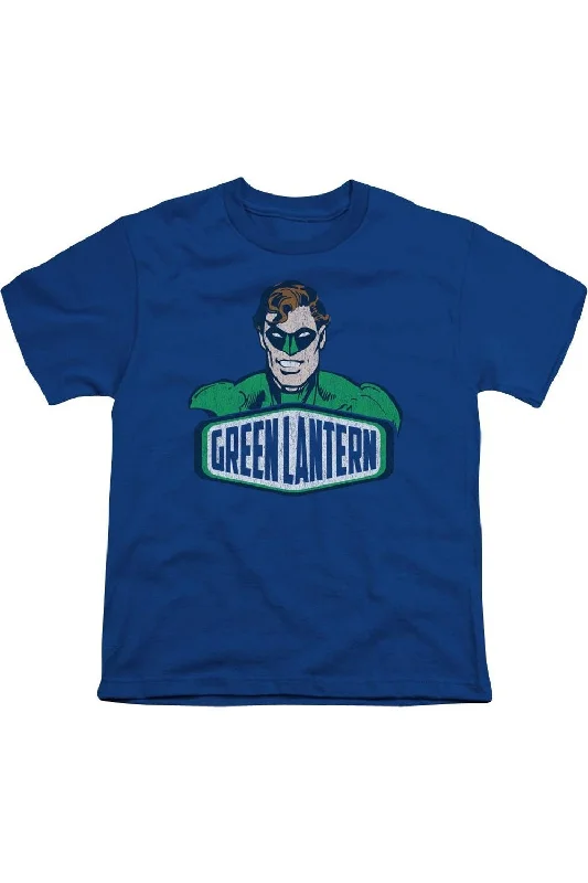 Men's Shirts with Pin CollarsDC Comics Green Lantern Sign Short Sleeve Youth Tee / T-Shirt Men's Shirts with Pin CollarsDC Comics Green Lantern Sign Short Sleeve Youth Tee / T-Shirt
