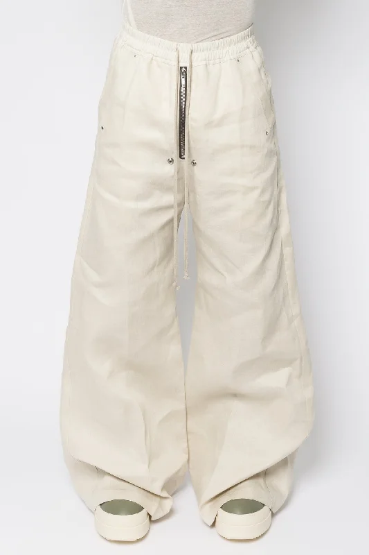 Men's Coats with Quilted LiningRick Owens Wide Bela Pants in Dinge SS25