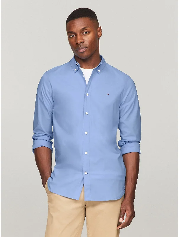 Men's Sleeveless Shirts for Summer ComfortTommy Hilfiger Men's THFlex Slim Fit Poplin Shirt Men's Sleeveless Shirts for Summer ComfortTommy Hilfiger Men's THFlex Slim Fit Poplin Shirt