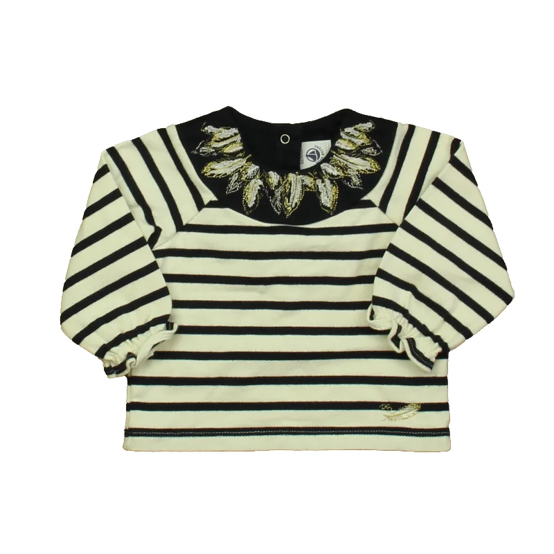 Men's Logo T-Shirts for Brand RepresentationPetit Bateau Girls Navy | White Long Sleeve Shirt Men's Logo T-Shirts for Brand RepresentationPetit Bateau Girls Navy | White Long Sleeve Shirt