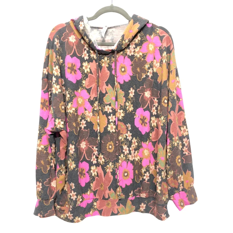 Unique Men's Custom HoodiesSweatshirt Hoodie By Clothes Mentor In Floral Print, Size:L Unique Men's Custom HoodiesSweatshirt Hoodie By Clothes Mentor In Floral Print, Size:L