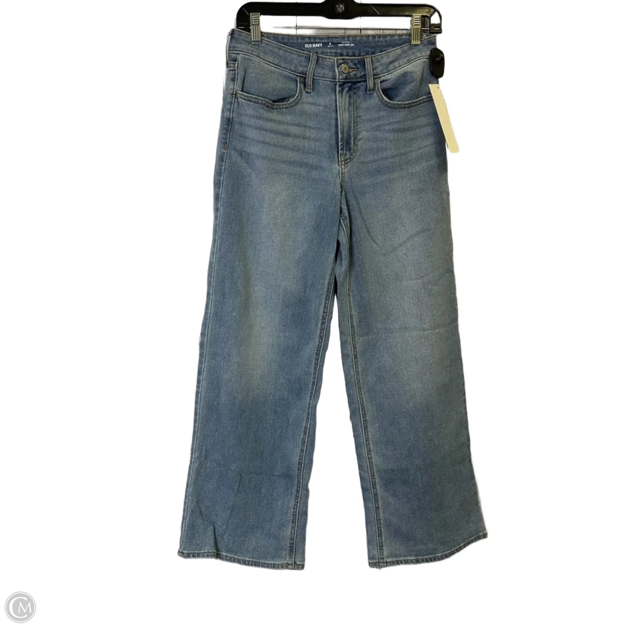 Jeans for Men with a Big BellyJeans Wide Leg By Old Navy In Blue Denim, Size: 8p