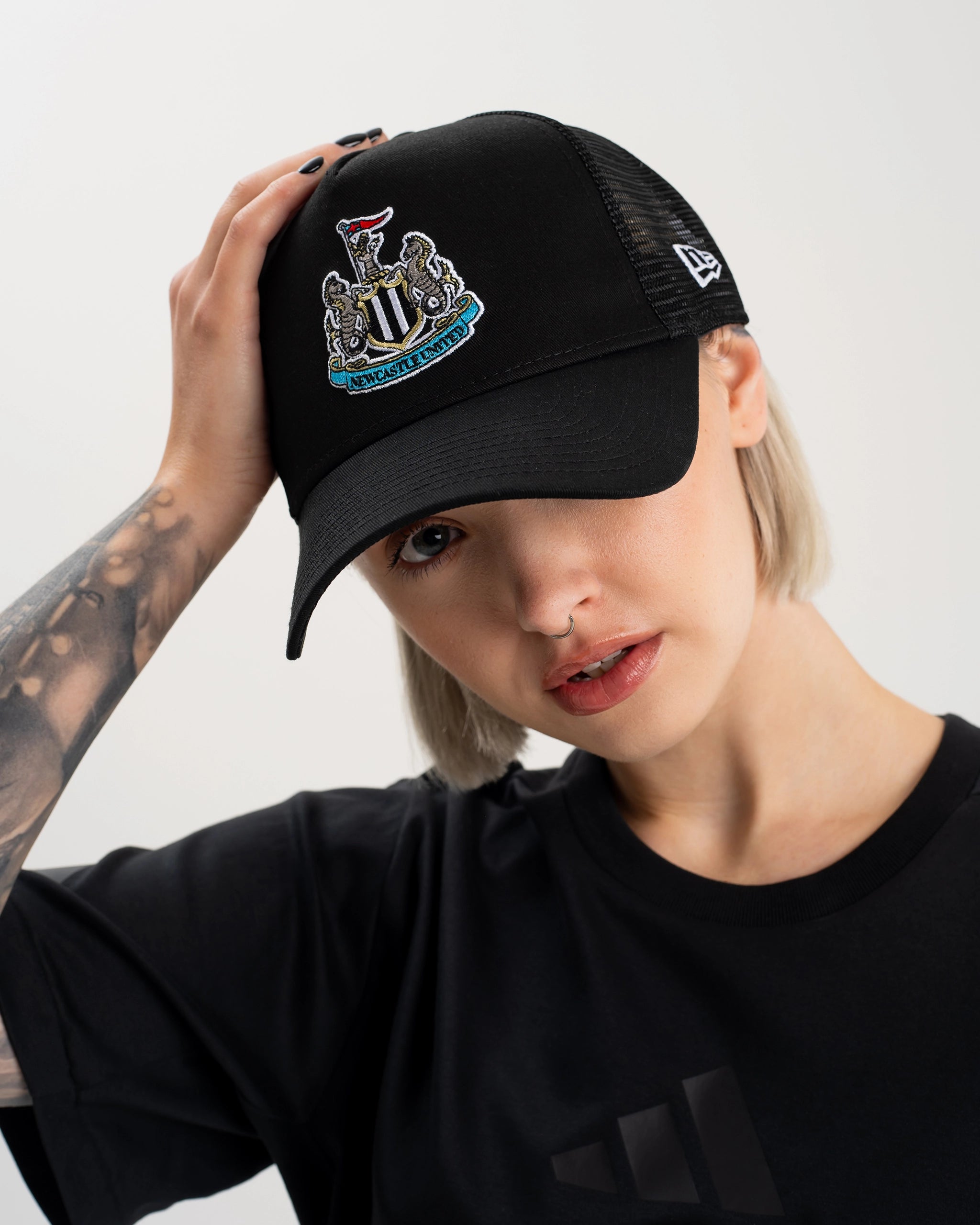 Kids' Baseball Caps with LogosNewcastle United New Era Core Ef Trucker