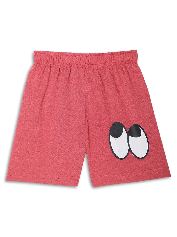 Quick-Drying Men's Activity ShortsMack Jonney Printed Pink Regular Fit Cotton blended Shorts For Kids Quick-Drying Men's Activity ShortsMack Jonney Printed Pink Regular Fit Cotton blended Shorts For Kids