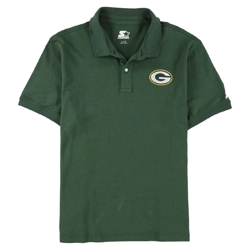 Men's Shirts with Plaid PatternsSTARTER Mens Green Bay Packers Rugby Polo Shirt, Green, Large Men's Shirts with Plaid PatternsSTARTER Mens Green Bay Packers Rugby Polo Shirt, Green, Large