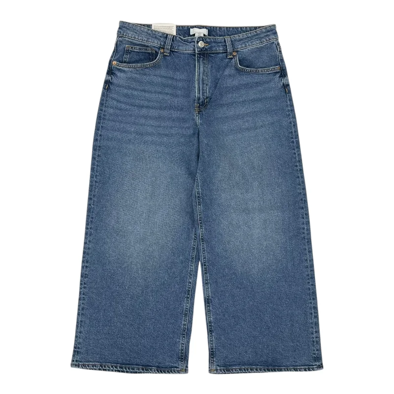 Vintage Men's JeansJeans Cropped By H&M In Blue Denim, Size:12