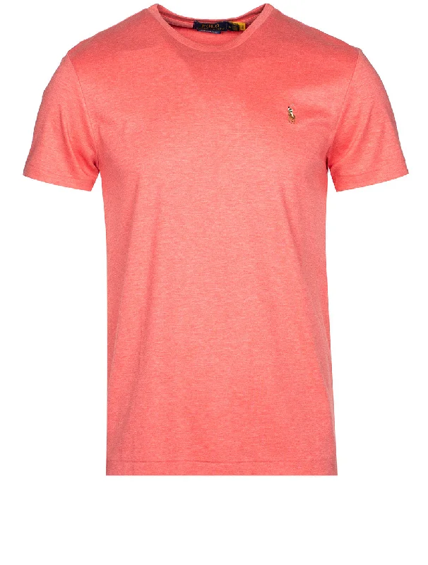 Elegant Men's Dress ShirtsPima Polo T-Shirt Carmel Pink