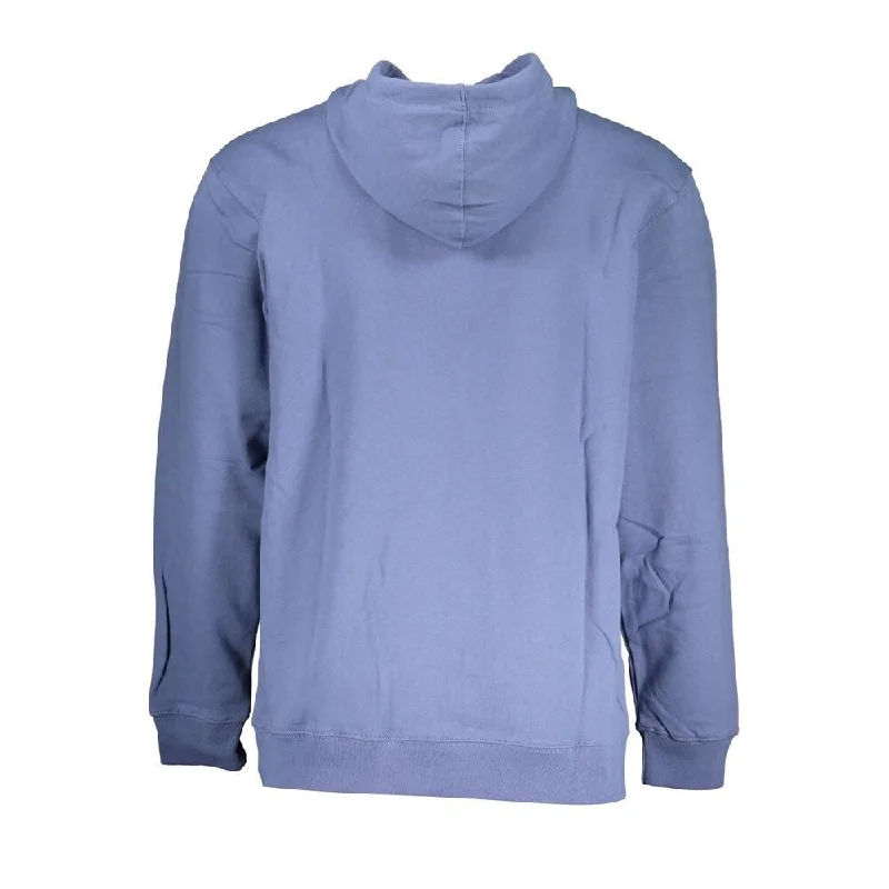 Chic Men's Cashmere SweatersVans Chic Blue Hooded Fleece Men's Sweatshirt