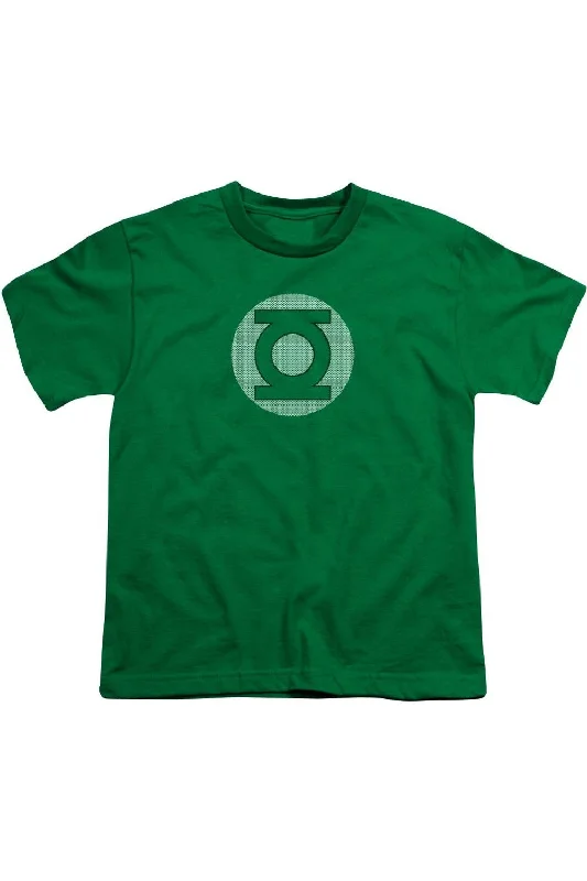 Men's Shirts with Asymmetrical HemlinesDC Comics Gl Little Logos Short Sleeve Youth Tee / T-Shirt Men's Shirts with Asymmetrical HemlinesDC Comics Gl Little Logos Short Sleeve Youth Tee / T-Shirt